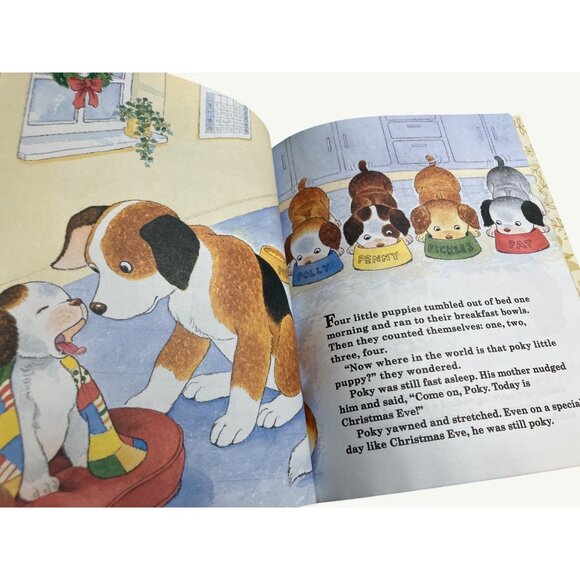 Little Golden Book The Poky Little Puppys First Christmas Childrens Hardcover Bo - Picture 7 of 11